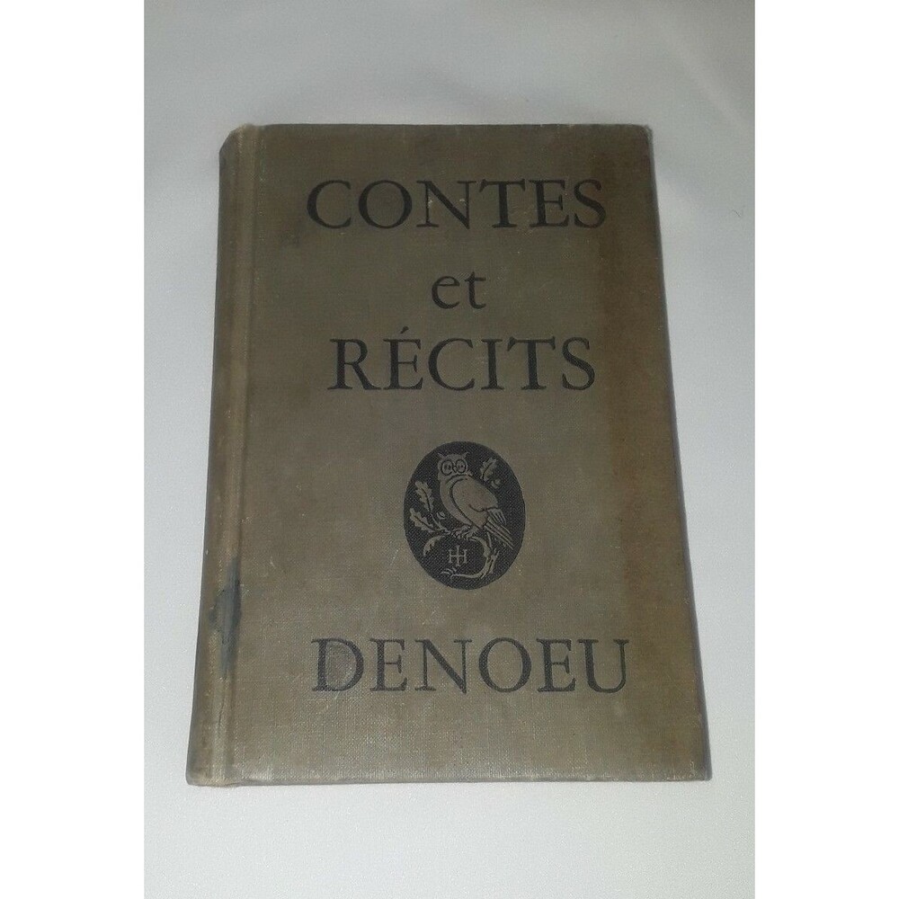 Contes et Recits Book By Francois Denoeu Hard Cover 1947